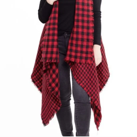 Reversable Buffalo Plaid Vest size l - Picture 7 of 7